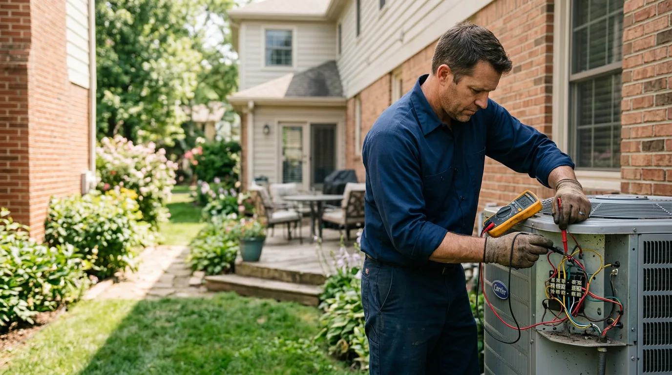 HVAC technician working near Vaughn, WA